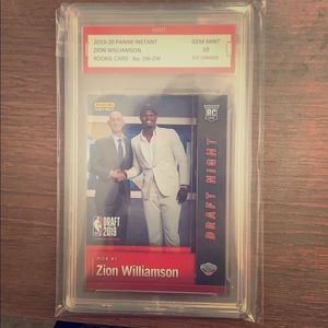 2019-20 Panini Instant Zion Williams Rookie Card